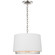 Sydney LED Pendant in Polished Nickel (268|S 5121PN-WHT/CG)