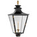 Albermarle Gas Gas Post Light in Matte Black and Brass (268|CHO 7430BLK-CG)