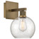 Port Nine Burgundy LED Wall Sconce in Antique Brushed Brass (18|63145LEDDLP-ABB/SDG)