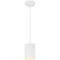 Pilson One Light Pendant in Matte White (18|29000-MWH-C)