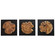 Kolini Wall Decor, S/3 in Satin Black (52|04336)