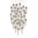 Medusa 36 Light Pendant in Nickel/Clear/Silver (142|9000-1032)