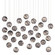 Palatino Collection 30 Light Pendant in Earth with Speckles (142|9000-1010)