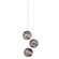 Palatino Three Light Pendant in Earth with Speckles (142|9000-1006)