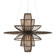 Benjiro Chandelier Two Light Chandelier in Cupertino/Off-White (142|9000-0964)