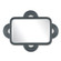 Santos Collection Mirror in Vintage Navy/Mirror (142|1000-0126)