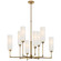 Ziyi Eight Light Chandelier in Hand-Rubbed Antique Brass (268|TOB 5016HAB-L)