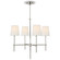 Bryant Four Light Chandelier in Polished Nickel (268|TOB 5002PN-L)