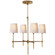 Bryant Four Light Chandelier in Hand-Rubbed Antique Brass (268|TOB 5002HAB-L)