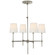Bryant Four Light Chandelier in Antique Nickel (268|TOB 5002AN-L)