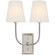 Hulton Two Light Wall Sconce in Polished Nickel (268|TOB 2191PN-L)