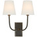 Hulton Two Light Wall Sconce in Bronze (268|TOB 2191BZ-L)
