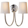 Reed Two Light Wall Sconce in Polished Nickel (268|TOB 2126PN-L)