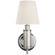 Longacre One Light Wall Sconce in Polished Nickel (268|TOB 2010PN-L)
