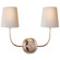 Vendome Two Light Wall Sconce in Polished Nickel (268|TOB 2008PN-L)