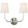 Vendome Two Light Wall Sconce in Polished Nickel (268|TOB 2008PN-L)