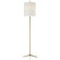 Caron Two Light Floor Lamp in Hand-Rubbed Antique Brass (268|TOB 1153HAB-L)