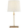 dauphine One Light Bedside Lamp in Gilded Iron (268|S 3400GI-L)