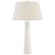 Fluted Spire One Light Table Lamp in Plaster White (268|CHA 8906WHT-L)