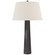 Fluted Spire One Light Table Lamp in Aged Iron (268|CHA 8906AI-L)