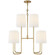 Go Lightly Eight Light Chandelier in Gild (268|BBL 5081G-L)