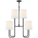Go lightly Eight Light Chandelier in Charcoal (268|BBL 5081C-L)