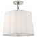 Simple Scallop Five Light Hanging Lantern in Soft Silver (268|BBL 5015SS-L)