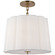 Simple Scallop Five Light Hanging Lantern in Soft Brass (268|BBL 5015SB-L)