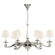 Myrna Six Light Chandelier in Polished Nickel (268|AH 5010PN-L)
