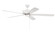 Super Pro 60 60''Ceiling Fan in White/Polished Nickel (46|S60WPLN5-60WWOK)