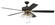 Super Pro 104 60'' Ceiling Fan in Flat Black/Satin Brass (46|S104FBSB5-60BWNFB)