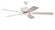 Pro Plus 52 Fan 52'' Ceiling Fan in White/Polished Nickel (46|P52WPLN5-52WWOK)