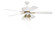 Pro Plus 104 52''Ceiling Fan in White/Satin Brass (46|P104WSB5-52WWOK)