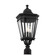 Cotswold Lane Three Light Outdoor Post Lantern in Black (1|OL5427BK)