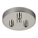 Multi-Port Canopies Three Light Multi-Port Canopy with Swag Hooks in Polished Nickel (1|MPC03PN)