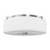 Sunset Drive Two Light Flush Mount in Brushed Steel (1|FM313EN3/BS)