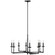 Ansley Eight Light Chandelier in Aged Iron (1|F3291/8AI)