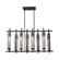 Ethan Eight Light Chandelier in Antique Forged Iron / Brushed Steel (1|F2630/8AF/BS)