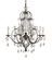 Chateau Six Light Chandelier in Mocha Bronze (1|F1902/6MBZ)