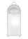 New Castle One Light Outdoor Wall Lantern in White (1|8593001EN3-15)