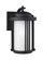 Crowell One Light Outdoor Wall Lantern in Black (1|8547901DEN3-12)