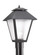 Polycarbonate Outdoor One Light Outdoor Post Lantern in Black (1|82065EN3-12)