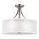 Elmwood Park Three Light Semi-Flush Mount in Brushed Nickel (1|7737303-962)