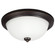 Geary One Light Flush Mount in Bronze (1|77263-710)