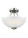 Geary Two Light Semi-Flush Convertible Pendant in Brushed Nickel (1|7716502EN3-962)