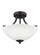 Geary Two Light Semi-Flush Convertible Pendant in Bronze (1|7716502-710)