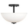 Oslo Two Light Semi-Flush Convertible Pendant in Midnight Black (1|77160EN3-112)
