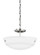 Kerrville Two Light Semi-Flush Convertible Pendant in Brushed Nickel (1|7715202-962)