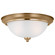 Geary Two Light Flush Mount in Satin Brass (1|77064EN3-848)