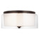 Elmwood Park Two Light Flush Mount in Bronze (1|7537302EN3-710)